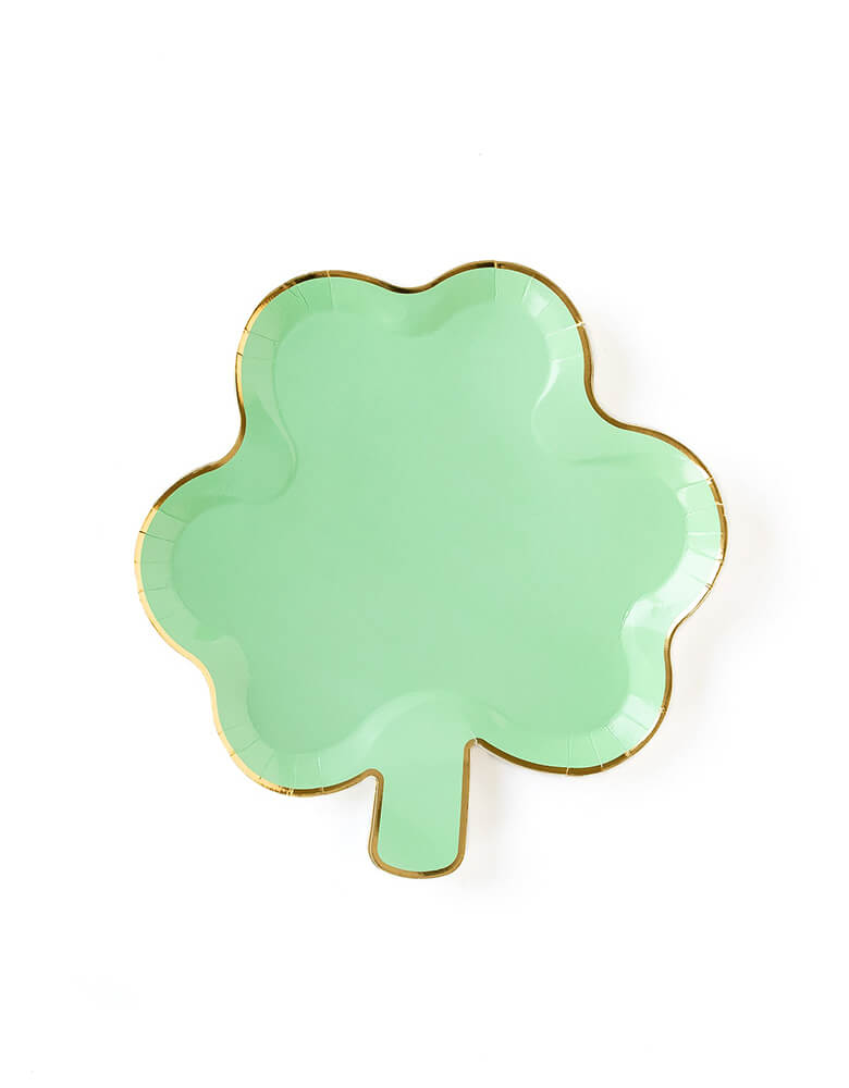 Pastel Shamrock Shaped Plates (Set of 8)