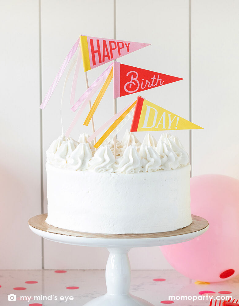 Glitter Script Happy Birthday Balloon Cake Topper Cursive Cake Topper Set Birthday  Cake Birthday Decor Champagne & Blush Decorations 
