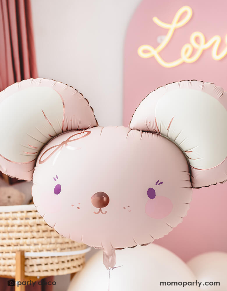 Pink Mouse Foil Balloon