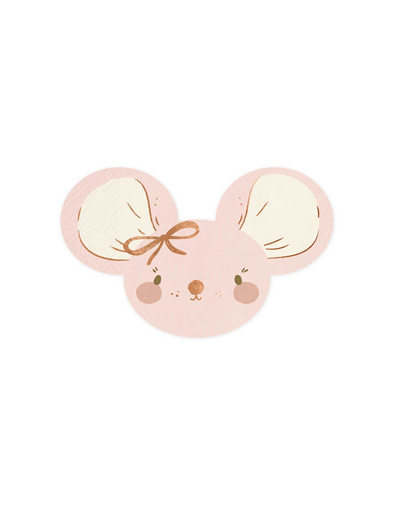 Pink Mouse Napkins (Set of 20)