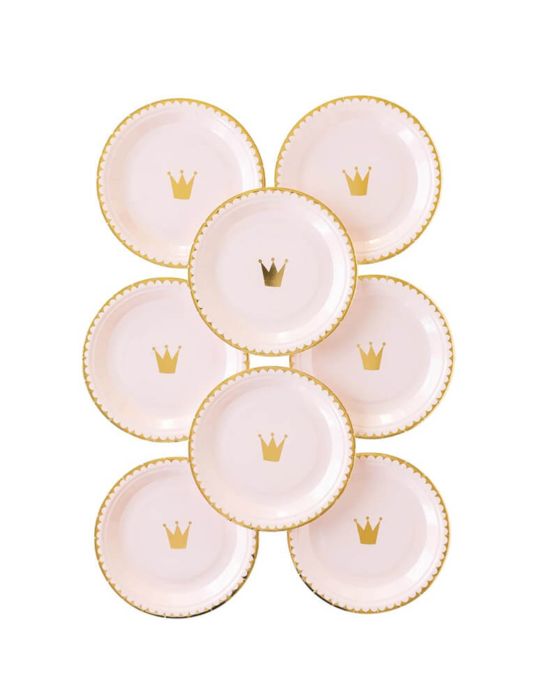Princess Crown Plates (Set of 8)