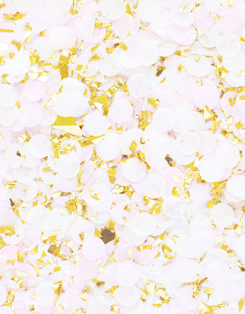 Studio Pep Princess-Gold-and-Pink-Artisan-Confetti spread out on a surface