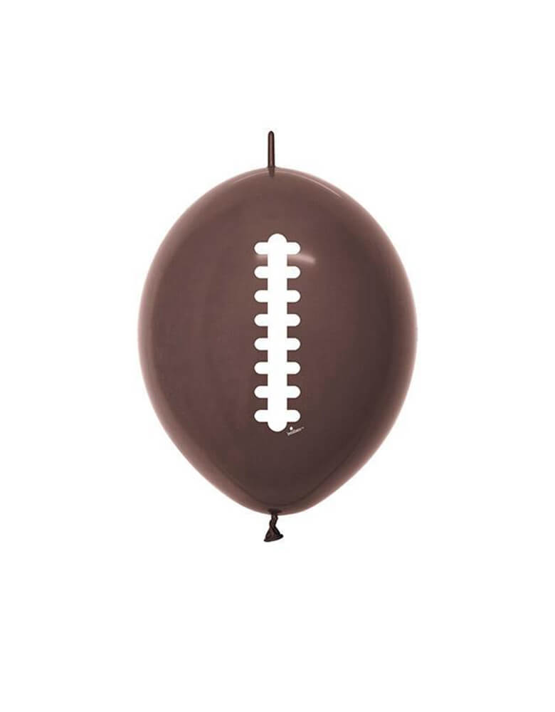 Qualatex 12" Football Quick Link Latex Balloon