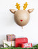 Dear Rudolph Reindeer Mylar Balloon