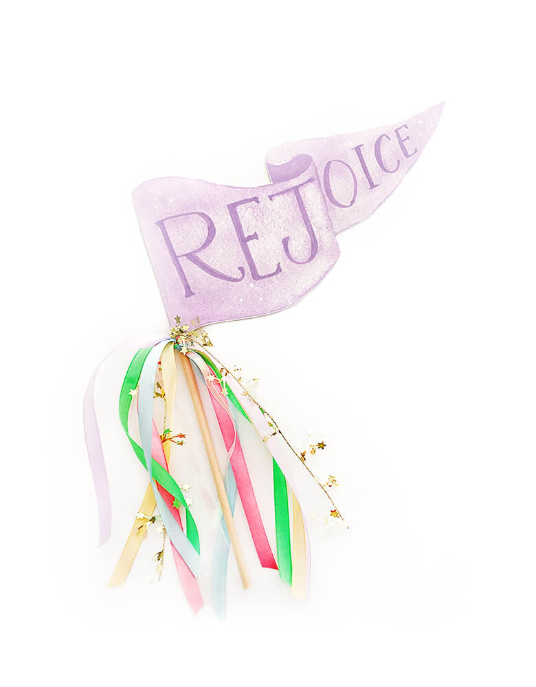 Rejoice Easter Party Pennant