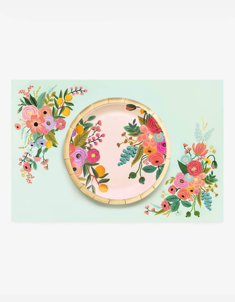 Rifle-Paper_Garden-Party-Large-Plates with placemat