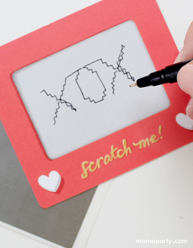 Scratch A Sketch Valentines