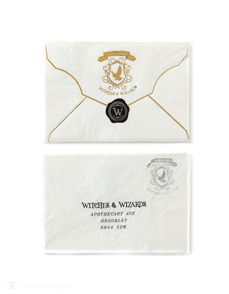 Spellbound Envelope Napkins (Set of 18)