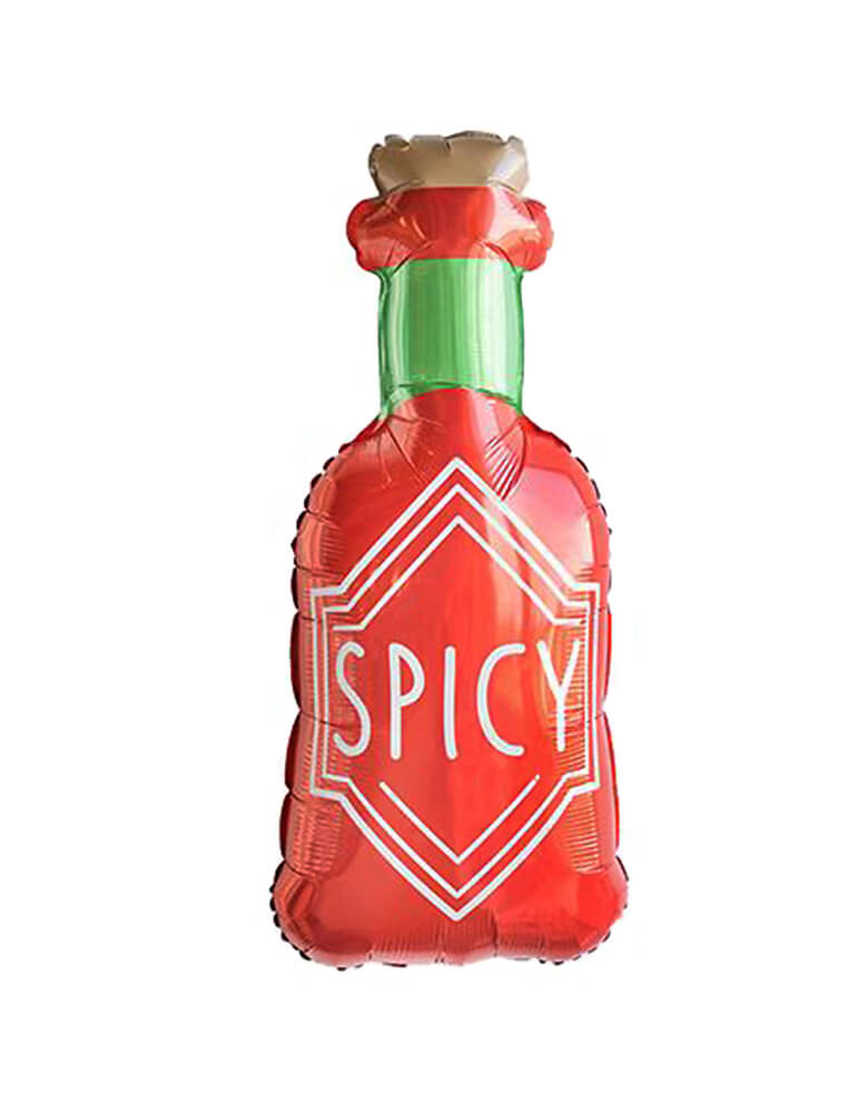 Jollity & co. 36 inches Spice Bottle Foil Mylar Balloon. is the perfect thing to add a little spice to your next fiesta!