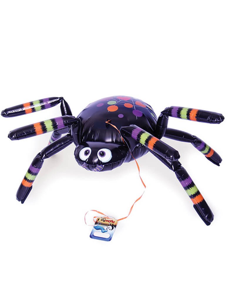 My Own Pet Balloon - Spider My Own Pet Air Walker Foil Balloon. Bring the most adorable 24 inches Spider My Own Pet Air Walker Balloon to your halloween themed party! Let your little one walk around with her fun spider this Halloween!