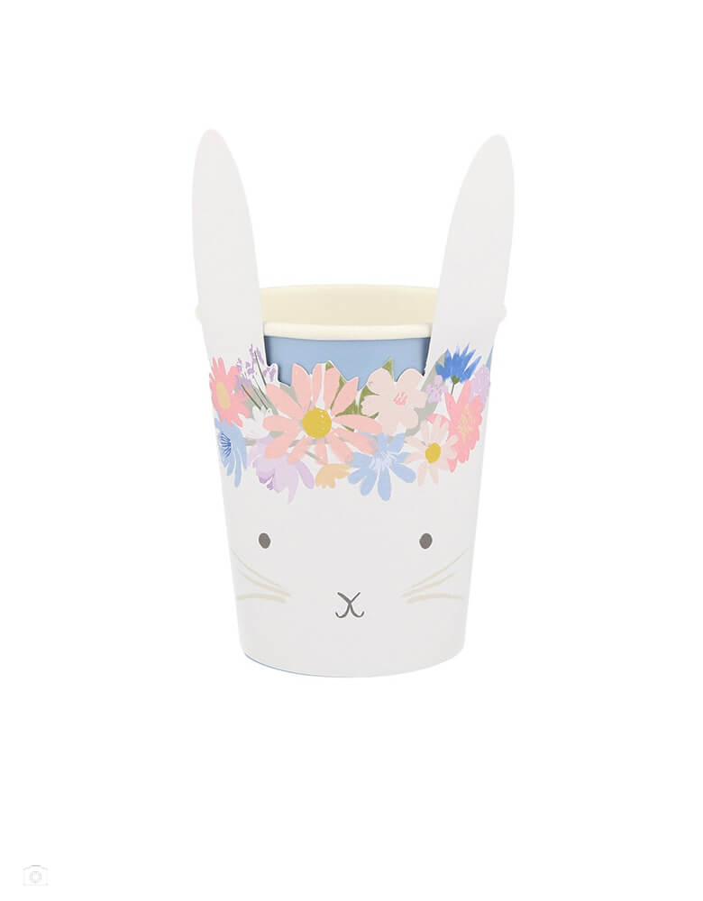Spring Floral Bunny Cups (Set of 8)