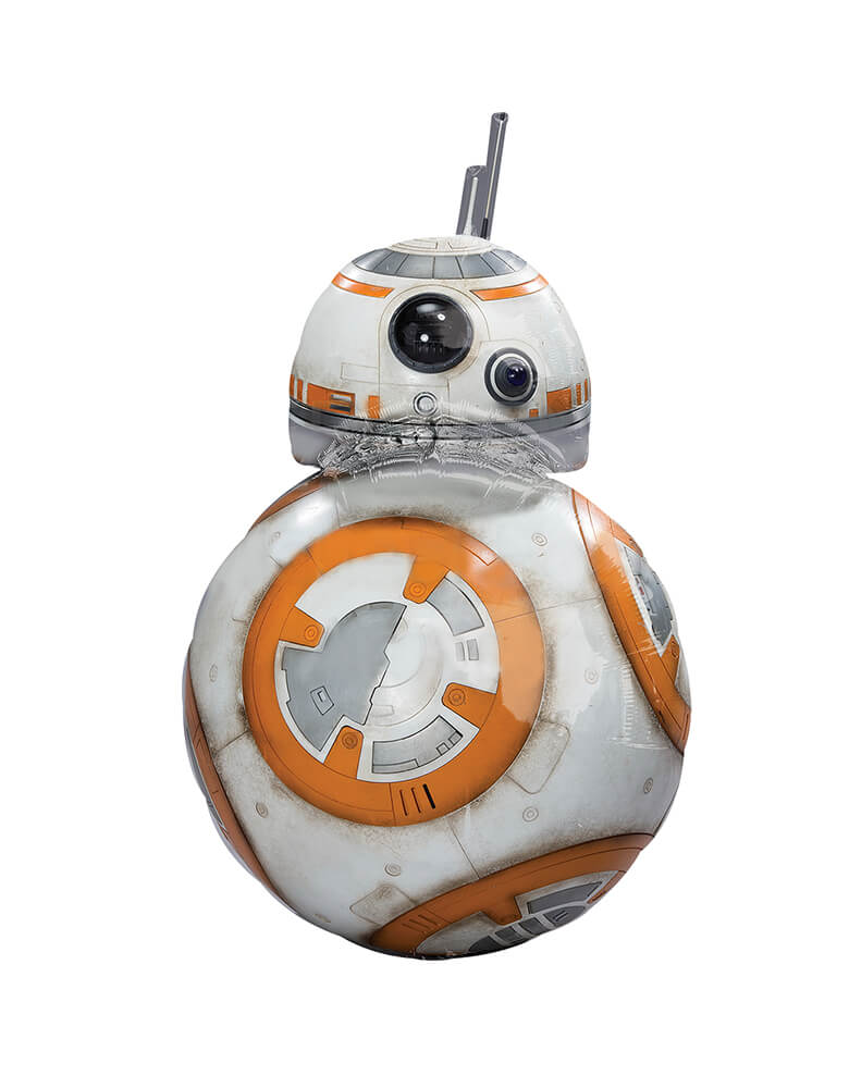 Anagram Balloon -  31621 Star Wars the Force Awakens BB8 Foil Balloon. This 33" super shape foil balloon is perfect for a star war birthday party, Star war celebration