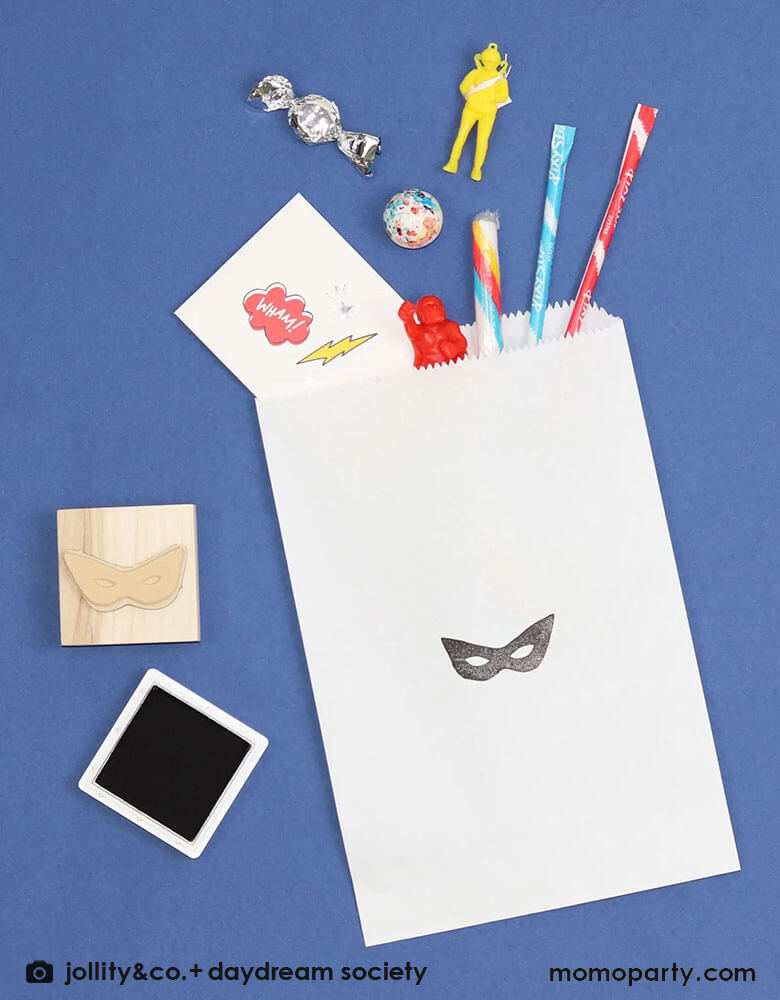 Superhero Rubber Stamp