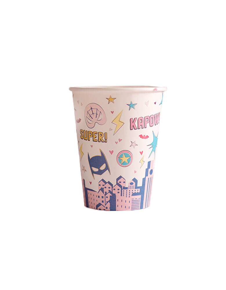 Superhero Star Party Cups (Set of 8)