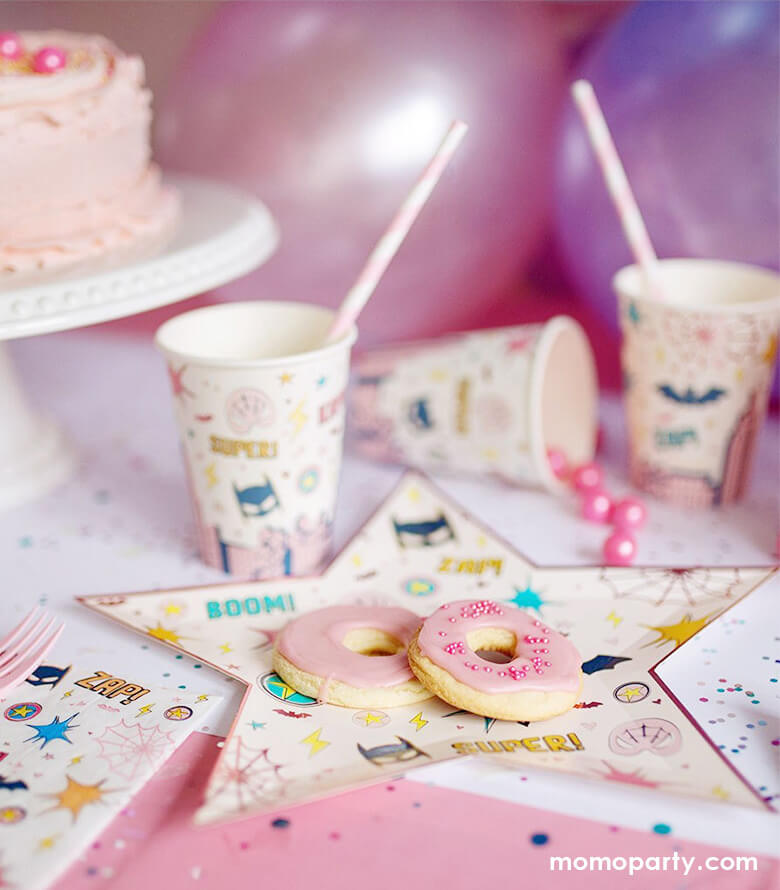 Superhero Star Plates (Set of 8)