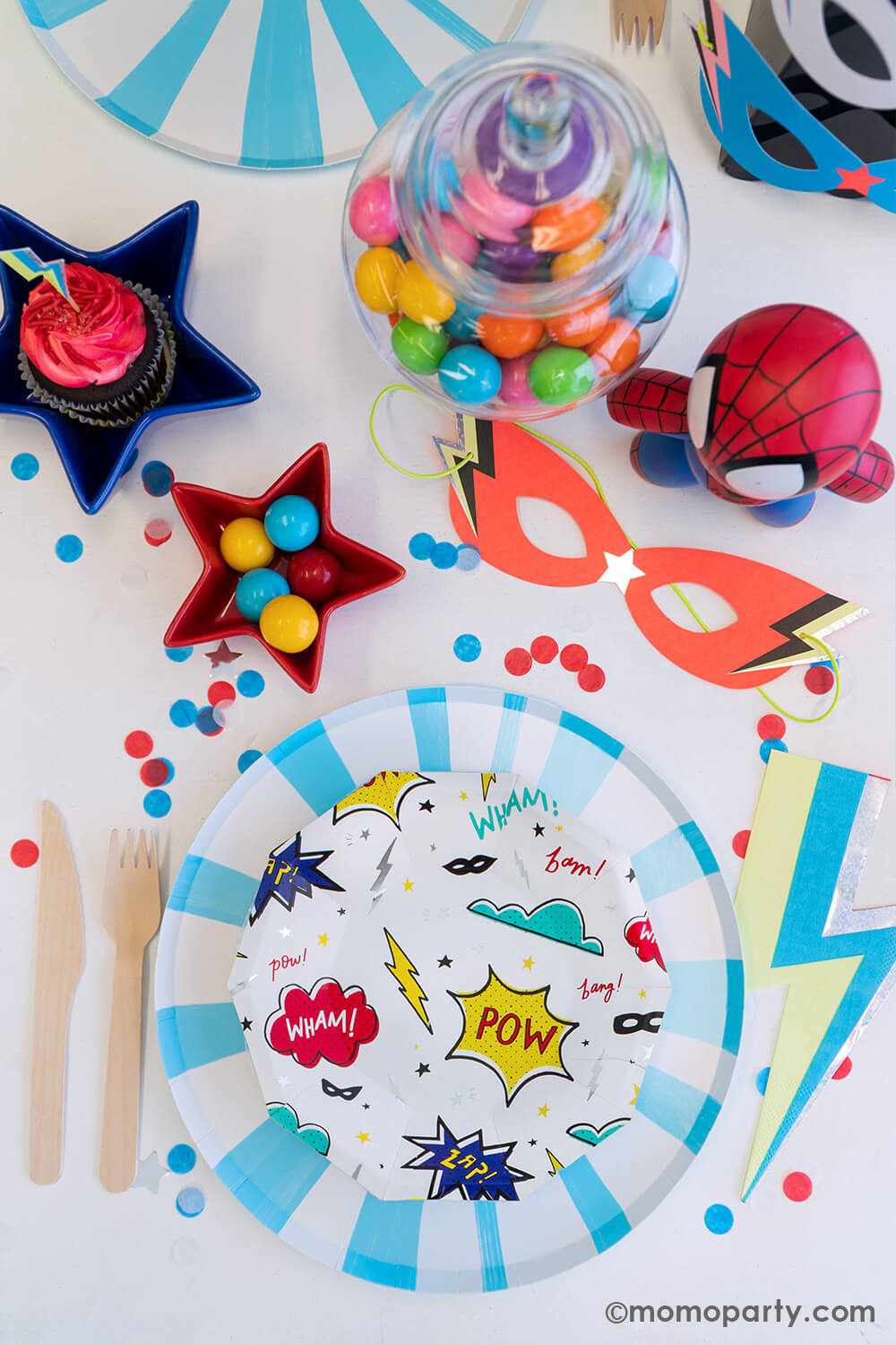 Superhero Small Plates (Set of 8)