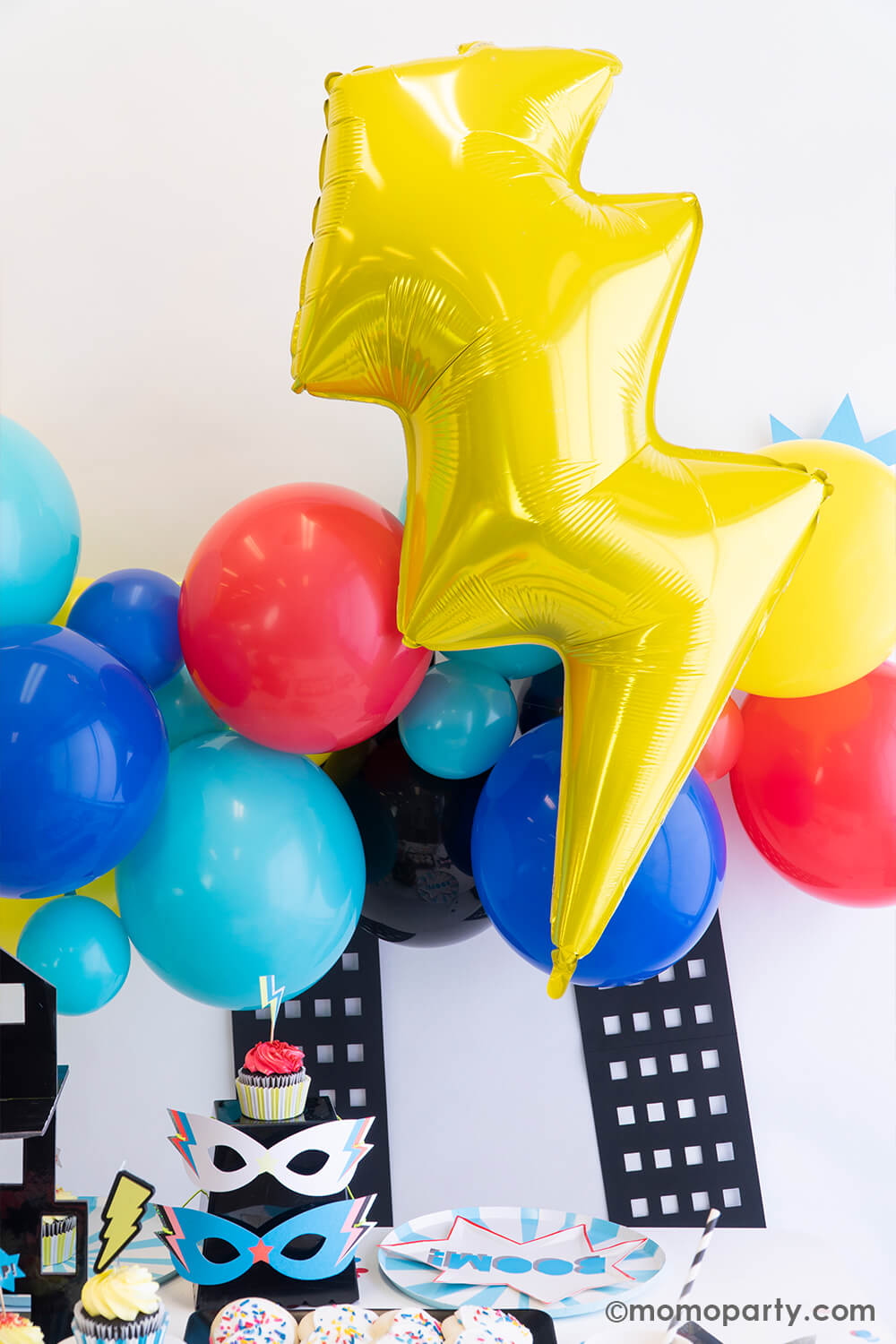 Lightning Bolt Foil Balloon