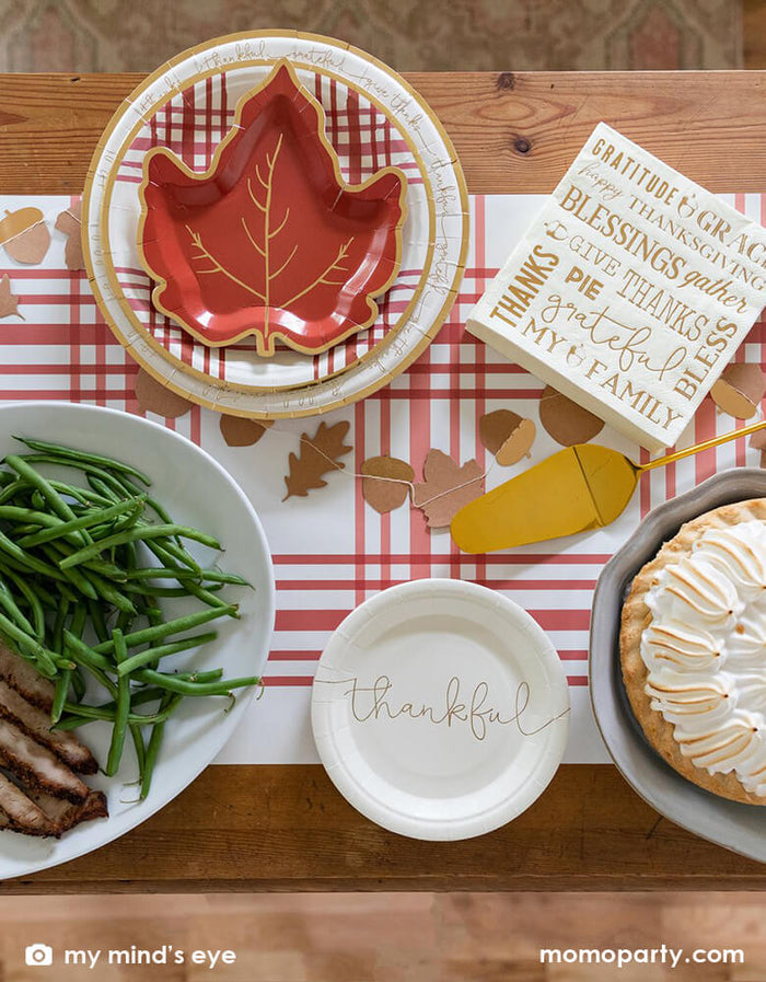 Thankful Grateful Plates (Set of 8)