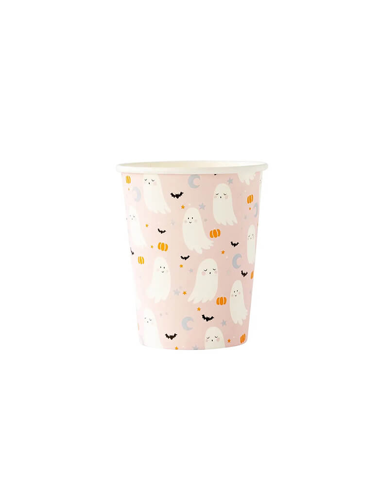 My Mind's Eye trick or treat cups, Designed with bright Halloween colors and friendly ghost icons these party cups will make a fa-boo-lous addition to any table for all your Halloween gatherings.