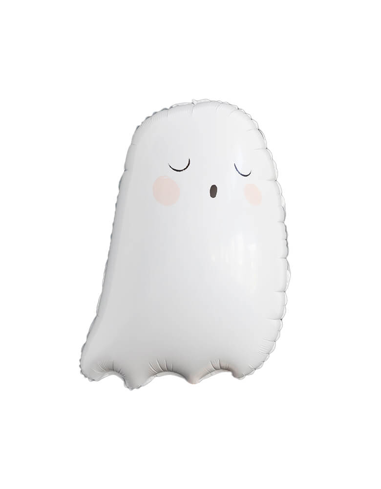  Trick or Treat Ghost Foil Mylar Balloon by My Mind's Eye. Celebrate a non-so-spooky Halloween with this adorable ghost foil mylar balloon. 