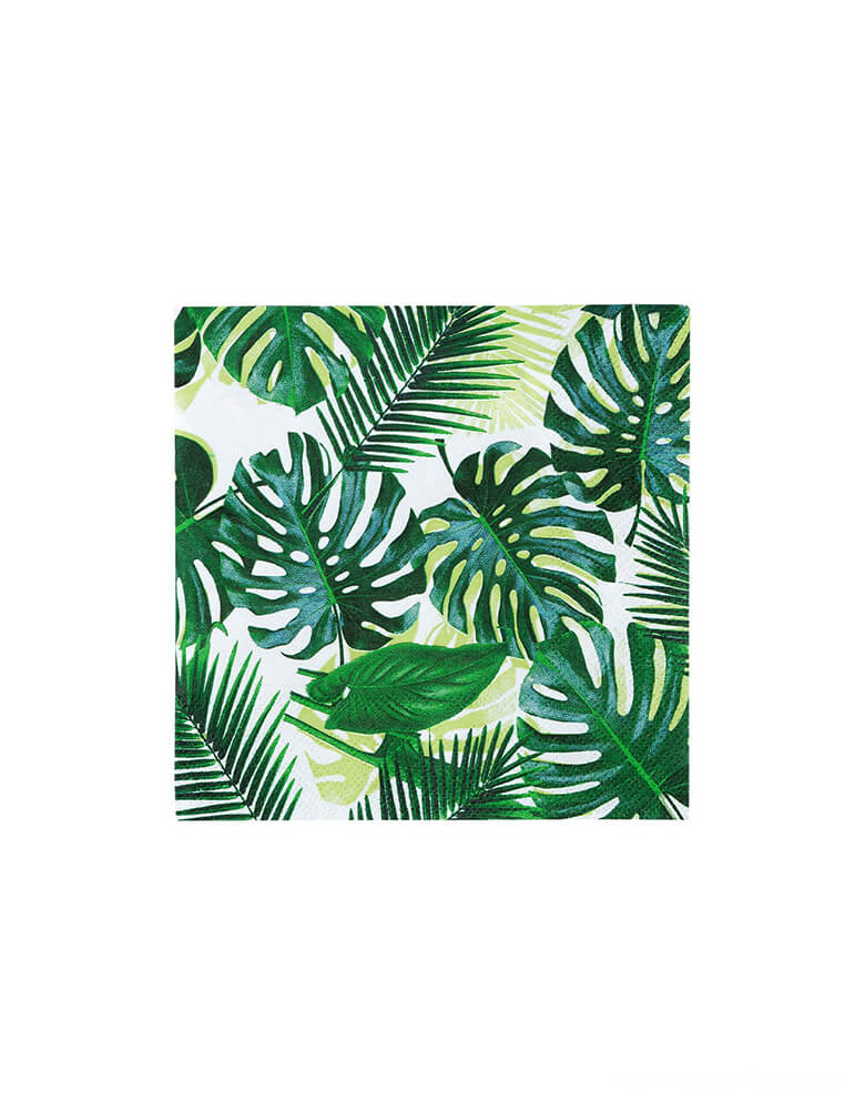 Talking Tables - Tropical Fiesta Palm Leaf Small Napkins
