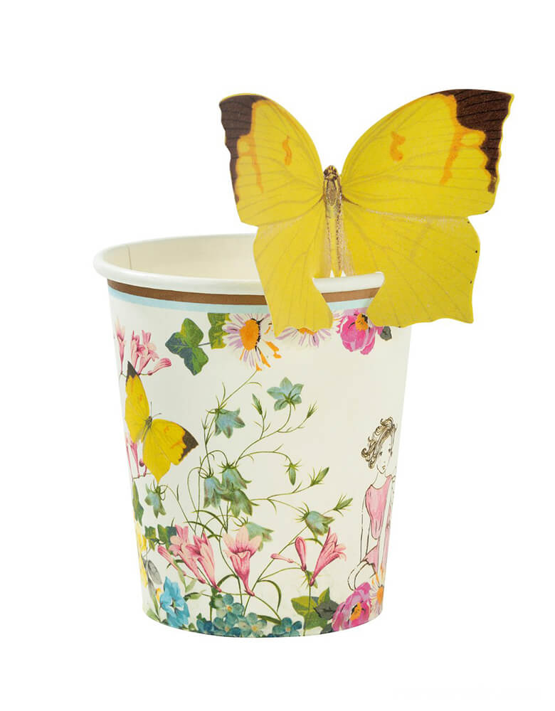 Truly Fairy Paper Cups with Butterflies (Set of 12)