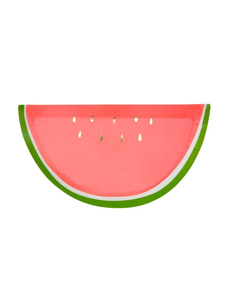 Meri Meri_Watermelon_Party Plates_for Fruit Theme Birthday Party