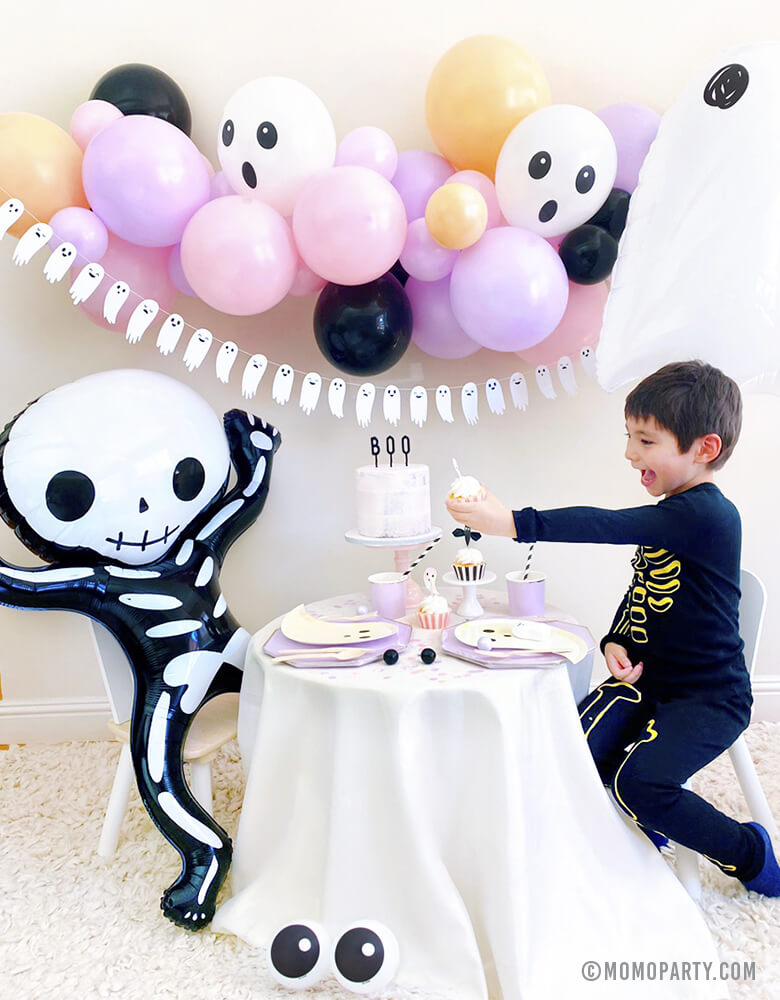 Halloween Skeleton Foil Mylar Balloon