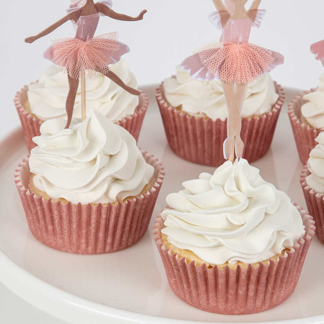 Ballerina Cupcake Kit (Set of 24)
