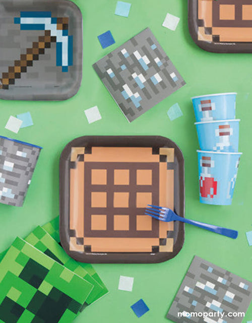 Minecraft Paper Party Cups (Set of 8)